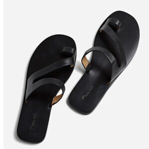 ✨ Madewell‎ The Gabi Asymmetric-Strap Sandal - Black✨